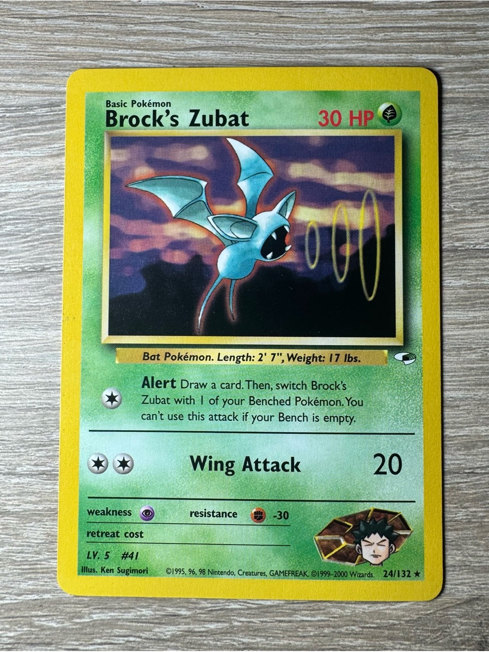 Brock's Zubat #24/Pokemon Gym Heroes